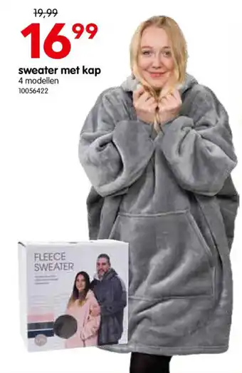 Yess Sweater met kap aanbieding