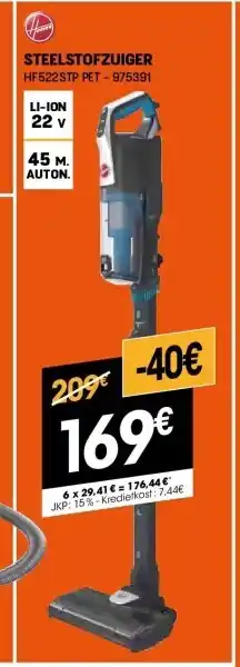 Electro Depot Steelstofzuiger aanbieding