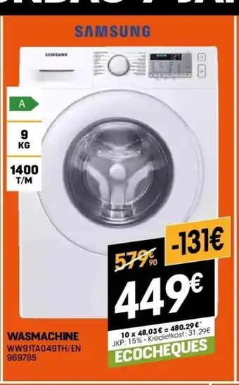 Electro Depot Wasmachine aanbieding