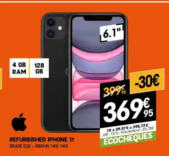 Electro Depot Refurbished iphone 11 aanbieding