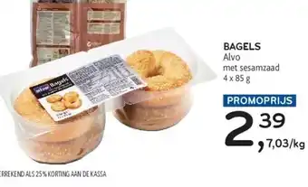 Alvo Bagels aanbieding