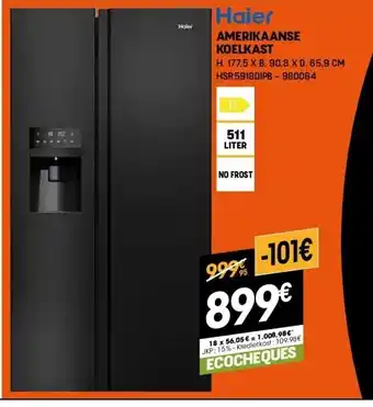 Electro Depot Amerikaanse koelkast aanbieding