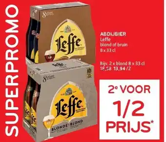 Alvo Abdijbier leffe blond of bruin 8 x 33 cl aanbieding