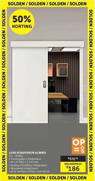 Zelfbouwmarkt Luxe schuifdeur albero aanbieding
