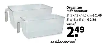 Wibra Organizer met handvat aanbieding