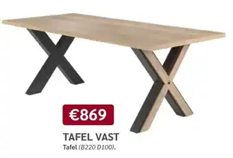 Crack Tafel vast aanbieding