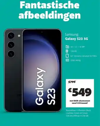 Base Samsung galaxy s23 5g aanbieding
