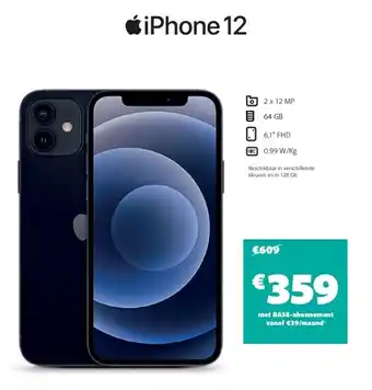 Base Iphone 12 aanbieding
