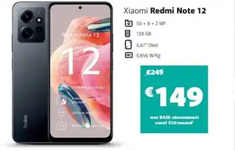 Base Xiaomi redmi note 12 aanbieding