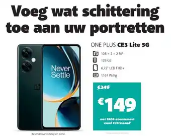 Base One plus ce3 lite 5g aanbieding