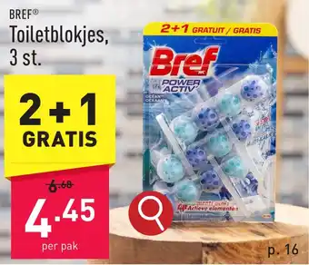 ALDI BREF Toiletblokjes, 3 st. aanbieding
