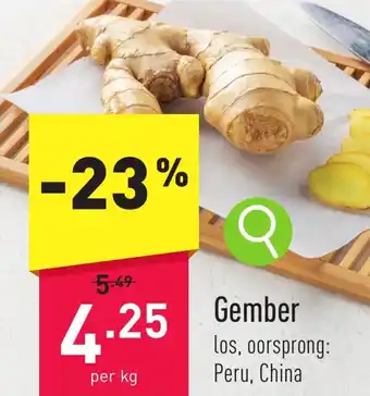 ALDI Gember aanbieding