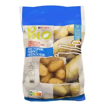 Delhaize Aardappel | vastkokend | bio aanbieding