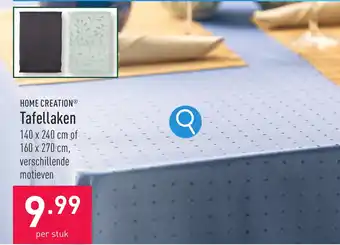 ALDI Tafellaken aanbieding