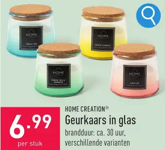 ALDI Geurkaars in glas aanbieding