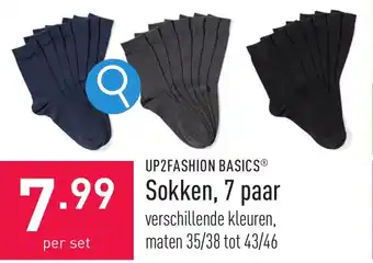 ALDI Sokken, 7 paar aanbieding
