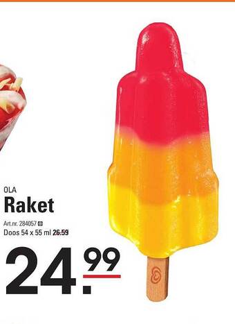Sligro Ola Raket aanbieding