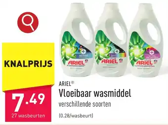 ALDI Vloeibaar wasmiddel aanbieding