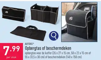 Opbergtas of beschermdeken