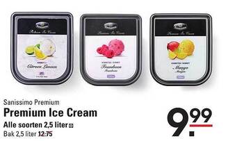 Sligro Sanissimo Premium Ice Cream aanbieding