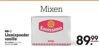 Sligro Ijsmixpoeder Vanille aanbieding