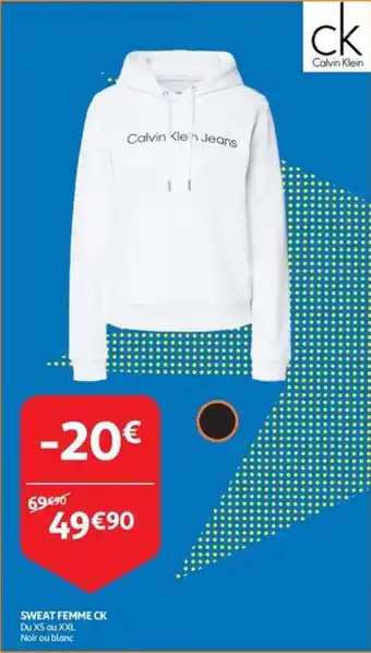 SWEAT FEMME CK