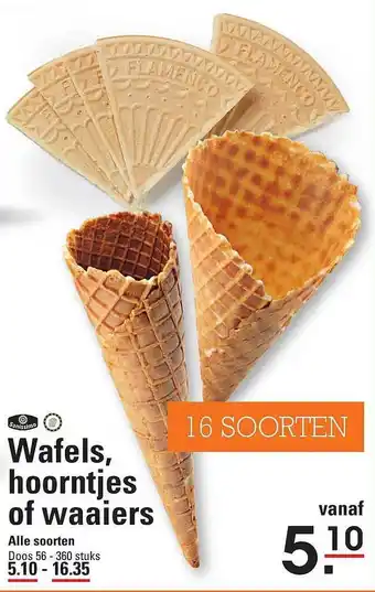 Sanissimo Wafels, Hoorntjes Of Waaiers