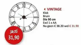 Vintage klok