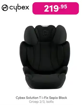 Baby & Tiener Cybex Solution Ti-Fix Sepia Black aanbieding