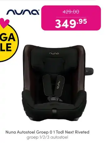 Baby & Tiener Nuna Autostoel Groep 01 Todl Next Riveted aanbieding
