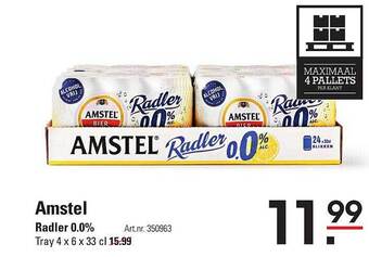 Sligro Amstel Radler 0.0% aanbieding