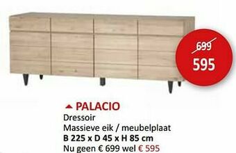Weba Palacio dressoir aanbieding