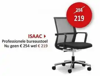 Isaac professionele bureaustoel