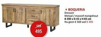 Weba Boqueria dressoir aanbieding