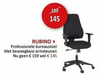 Weba Rubino professionele bureaustoel aanbieding