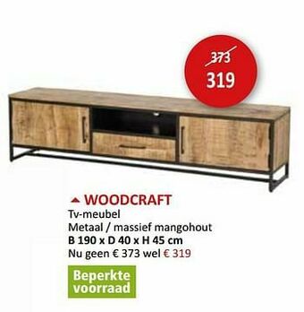 Woodcraft tv-meubel