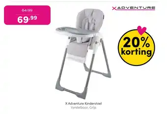 Baby & Tiener X Adventure Kinderstoel Verstelbaar, Grijs aanbieding