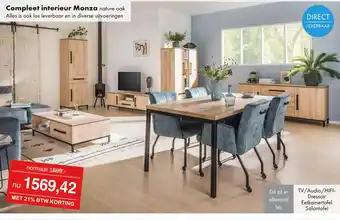 Woonsquare Compleet interieur Monza aanbieding