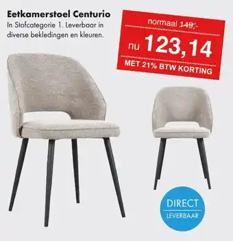 Woonsquare Eetkamerstoel Centurio aanbieding