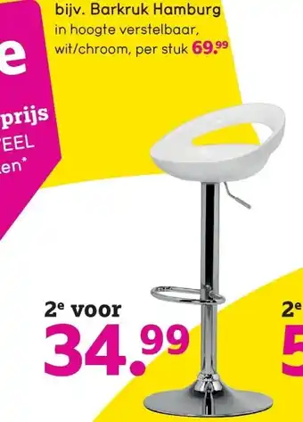 Leen Bakker Barkruk hamburg aanbieding