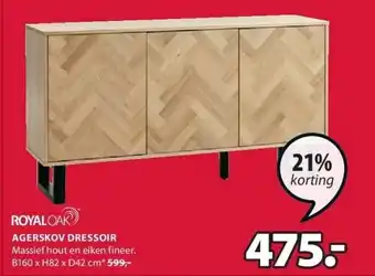Jysk Agerskov dressoir aanbieding
