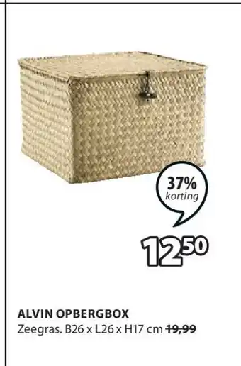 Jysk Alvin opbergbox aanbieding