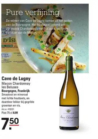 Cave De Lugny Macon Chardonnay Les Beluses