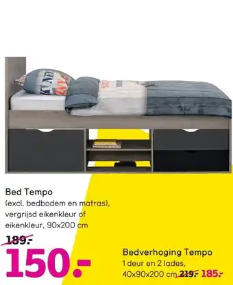 Leen Bakker Bed tempo aanbieding