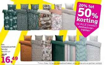 Leen Bakker Dekbedovertrek sendai aanbieding