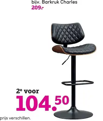 Leen Bakker Barkruk charles aanbieding