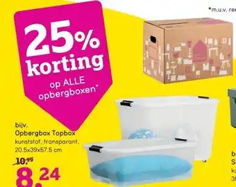 Leen Bakker Opbergbox topbox aanbieding