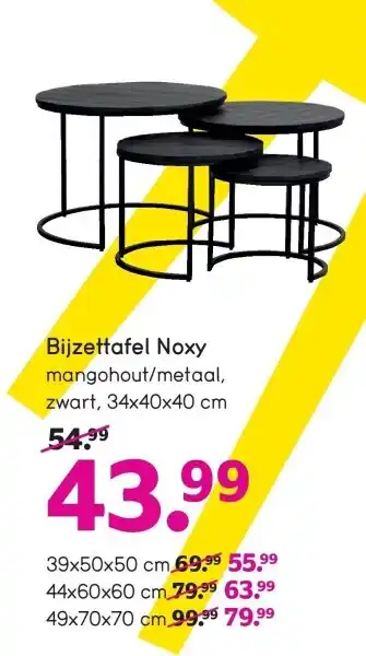 Leen Bakker Bijzettafel noxy aanbieding