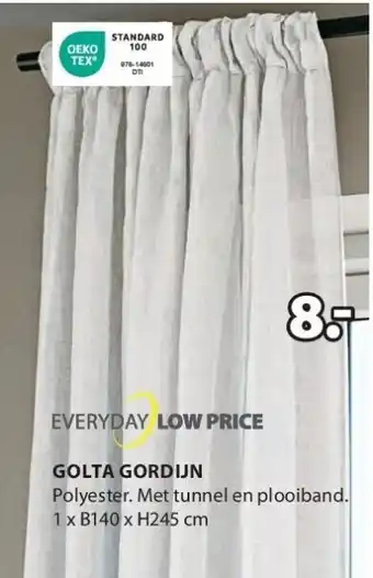 Jysk Golta gordijn aanbieding