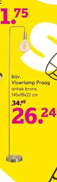 Leen Bakker Vloerlamp praag aanbieding